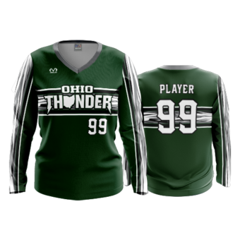 3755 WOMENS V NECK LONGSLEEVE OHIO-THUNDER-2024-2