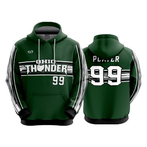 3755 UNISEX FLEECE HOODY OHIOTHUNDER20242 Mojo USA