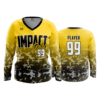 3757 WOMENS V NECK LONGSLEEVE IMPACT-GOLD-1