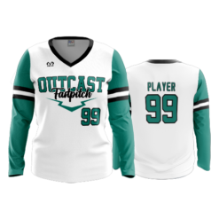 3763 WOMENS V NECK LONGSLEEVE OUTCAST-1