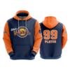 2909 UNISEX FLEECE HOODY LASERS-ORANGE-HOODY