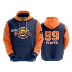 2909 UNISEX FLEECE HOODY LASERS-ORANGE-HOODY