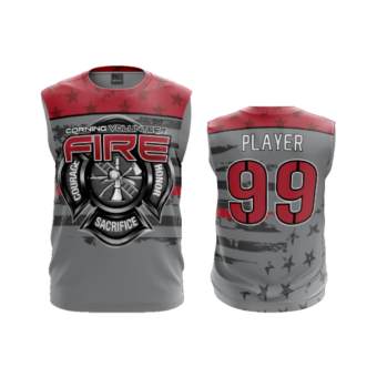 3753 MENS SPORT CREW NECK SLEEVELESS CORNING-FIRE-1