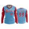 3283 WOMENS V NECK LONGSLEEVE OHIO-REDHAWKS-BLACK-12U-1