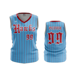 3283 WOMENS V NECK SLEEVELESS OHIO-REDHAWKS-BLACK-12U-1