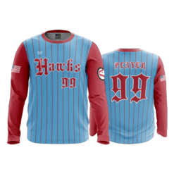3283 MENS SPORT LONGSLEEVE OHIO-REDHAWKS-BLACK-12U-1