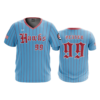 3283 MENS SPORT V NECK OHIO-REDHAWKS-BLACK-12U-1