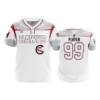 3283 MENS 2 BUTTON SCOOP NECK OHIO-REDHAWKS-BLACK-12U-2