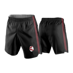 3283 MENS MIRCO FIBER 160gsm SHORT REDHAWKS-BLACK-12U-3