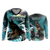 3739 WOMENS V NECK LONGSLEEVE CRACKHEAD-1