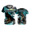 3739 WOMENS V NECK CRACKHEAD-1