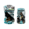 3739 WOMENS V NECK SLEEVELESS CRACKHEAD-2