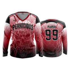 2703 WOMENS V NECK LONGSLEEVE PERNICIOUS-1