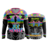 3761 WOMENS V NECK LONGSLEEVE JOE-MONSTA-1