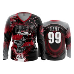 3765 WOMENS V NECK LONGSLEEVE PLUMBERS-AND-PIPEFITTERS-354-1