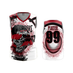 3765 WOMENS V NECK SLEEVELESS PLUMBERS-AND-PIPEFITTERS-354-2