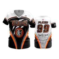 2217 WOMENS V NECK TIGERS-1