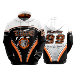 2217 UNISEX FLEECE HOODY TIGERS-1