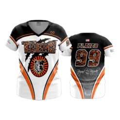 2217 WOMENS V NECK TIGERS-2