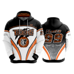 2217 UNISEX FLEECE HOODY TIGERS-2