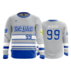 1986 MENS SPORT LONGSLEEVE DGP&E-GREY-ROYAL-WHITE