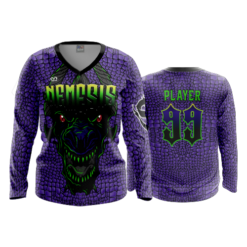 1983 WOMENS V NECK LONGSLEEVE NEMESIS-1