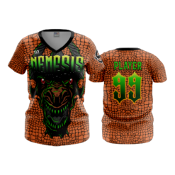 1983 WOMENS V NECK NEMESIS-2