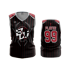 3488 WOMENS V NECK SLEEVELESS BLACK-WIDOWS-1