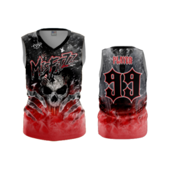 3771 WOMENS V NECK SLEEVELESS MISFITZZ-1
