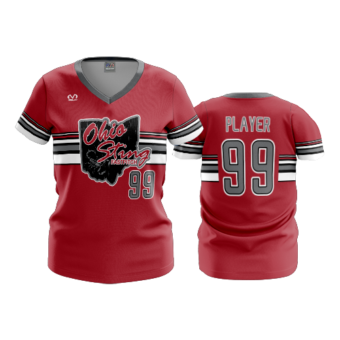 2811 WOMENS V NECK CENTRAL-OHIO-STING-1