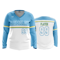 3137 WOMENS V NECK LONGSLEEVE ARMOLOY-1