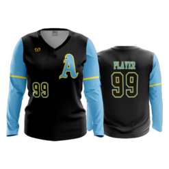 3137 WOMENS V NECK LONGSLEEVE ARMOLOY-2