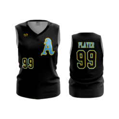 3137 WOMENS V NECK SLEEVELESS ARMOLOY-2