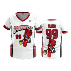 3689 WOMENS V NECK OHIO-DYNAMITES-1