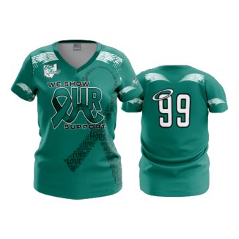 2811 WOMENS V NECK OHIO-STING-BATTEN-2