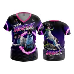 3779 WOMENS V NECK TEAM-KRAZY-KARMA-1