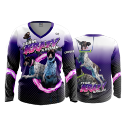 3779 WOMENS V NECK LONGSLEEVE TEAM-KRAZY-KARMA-2