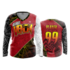 3783 WOMENS V NECK LONGSLEEVE DEADLY-VENOM-1