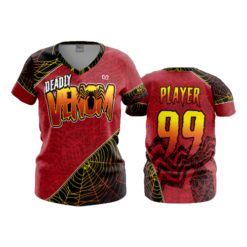 3783 WOMENS V NECK DEADLY-VENOM-1
