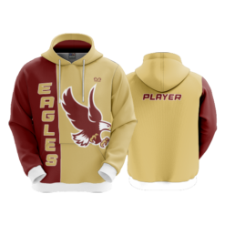 3784 UNISEX FLEECE HOODY EAGLES-WRESTLING