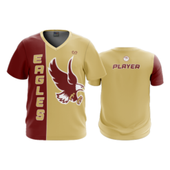 3784 MENS SPORT V NECK EAGLES-WRESTLING