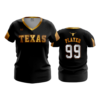 3782 WOMENS V NECK TEXAS-LONGHORNS