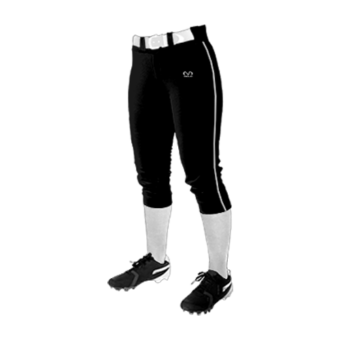 3639 BUY NOW BLACK/WHITE FASTPITCH PANTS
