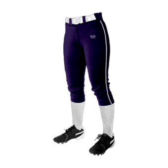 3639 BUY NOW PURPLE/WHITE FASTPITCH PANTS