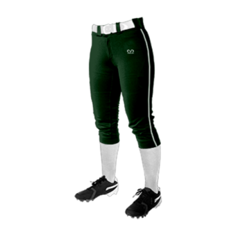 3639 BUY NOW DK GREEN/WHITE FASTPITCH PANTS