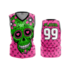 3781 WOMENS V NECK SLEEVELESS SUGAR-SKULL-POP-SLO