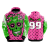 3781 UNISEX FLEECE HOODY SUGAR-SKULL-POP-SLO