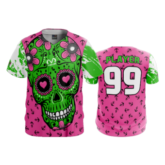 3781 MENS FULL BUTTON DOWN SUGAR-SKULL-POP-SLO