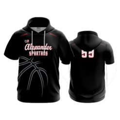 3720 MENS TS HOODY ALEXANDER-SPARTANS