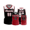 3720 UNISEX REVERSIBLE BASKETBALL VNECK ALEXANDER-SPARTANS